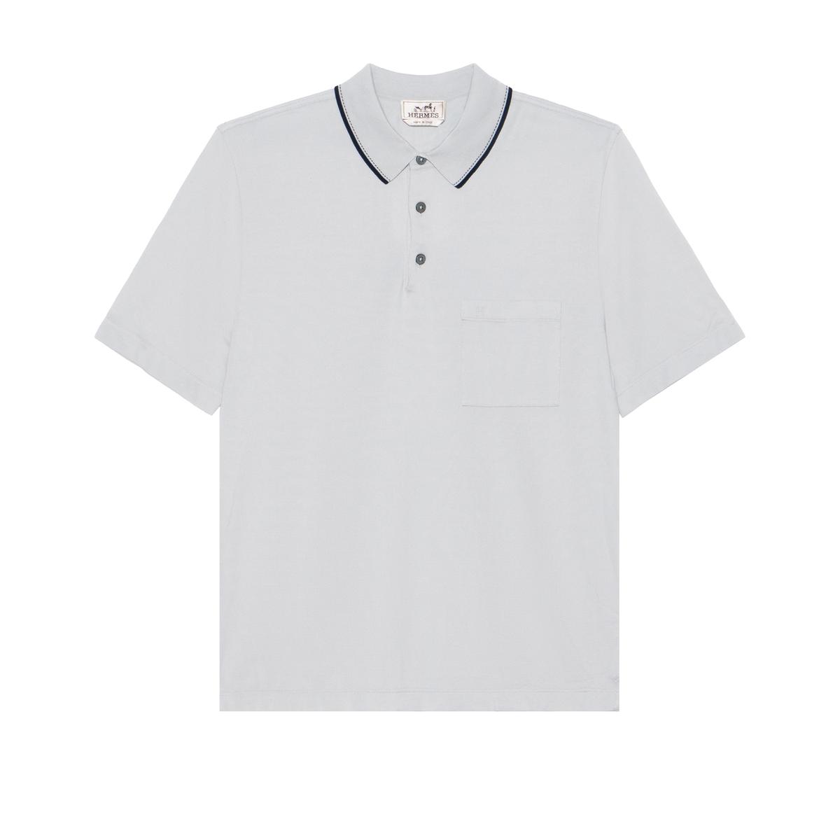 Hermes Hermes SS24 Polo Shirt Men's Misty White