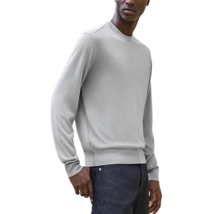 Hermes Hermes FW24 Cashmere Sweater Men's Gray