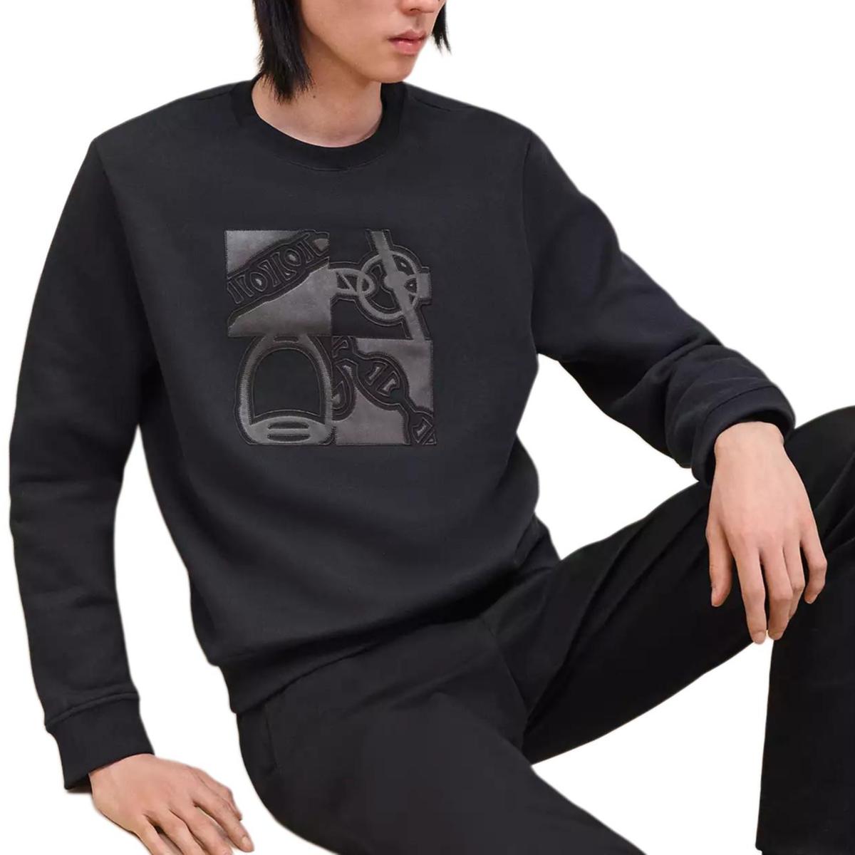 Hermes Hermes Sweatshirt Men's Marine Blue