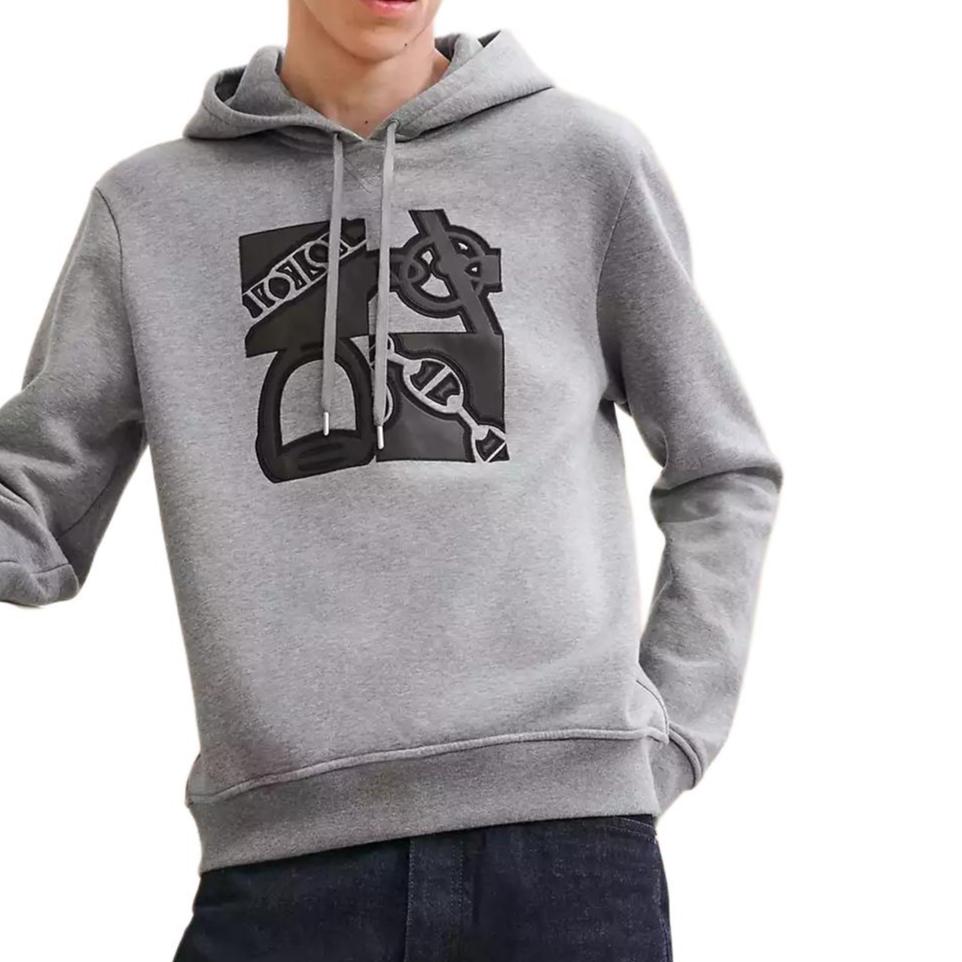Hermes Hermes Sweatshirts Men Gray