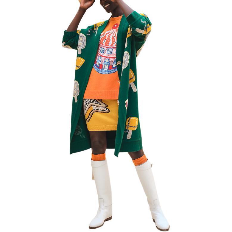 Hermes Hermes SS24 Knitwear Women's Feather Green