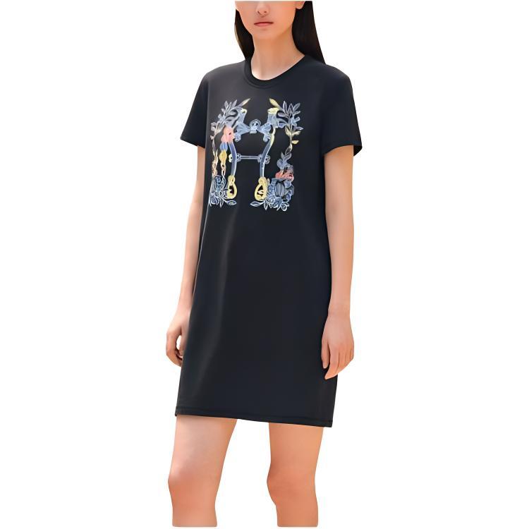 Hermes Hermes Short-Sleeved Dresses Women's Black