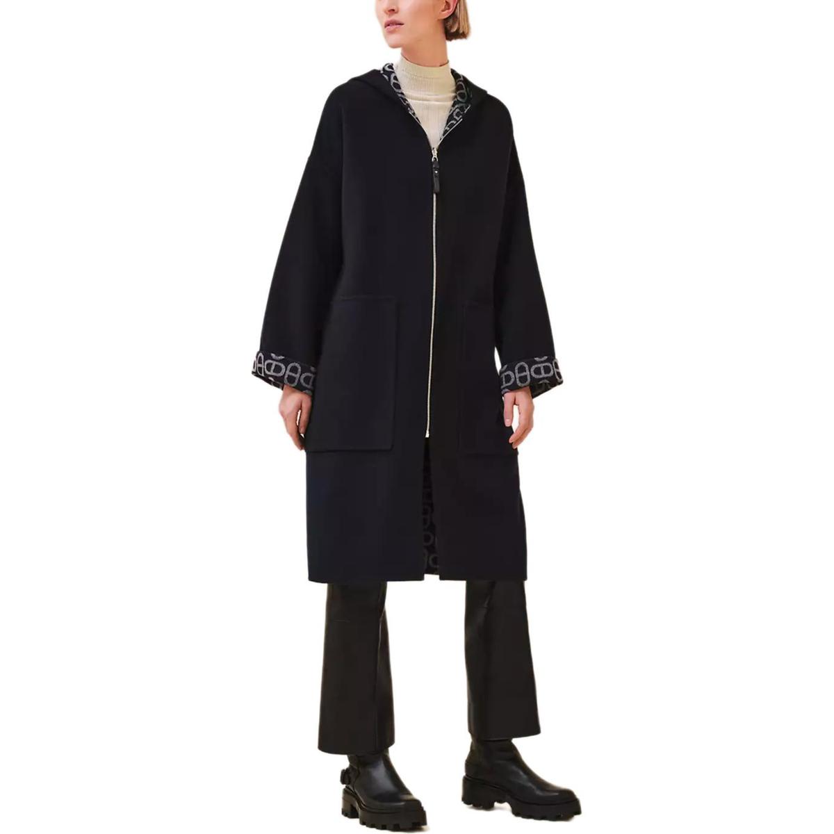 Hermes Hermes Coats Women's Marine Blue