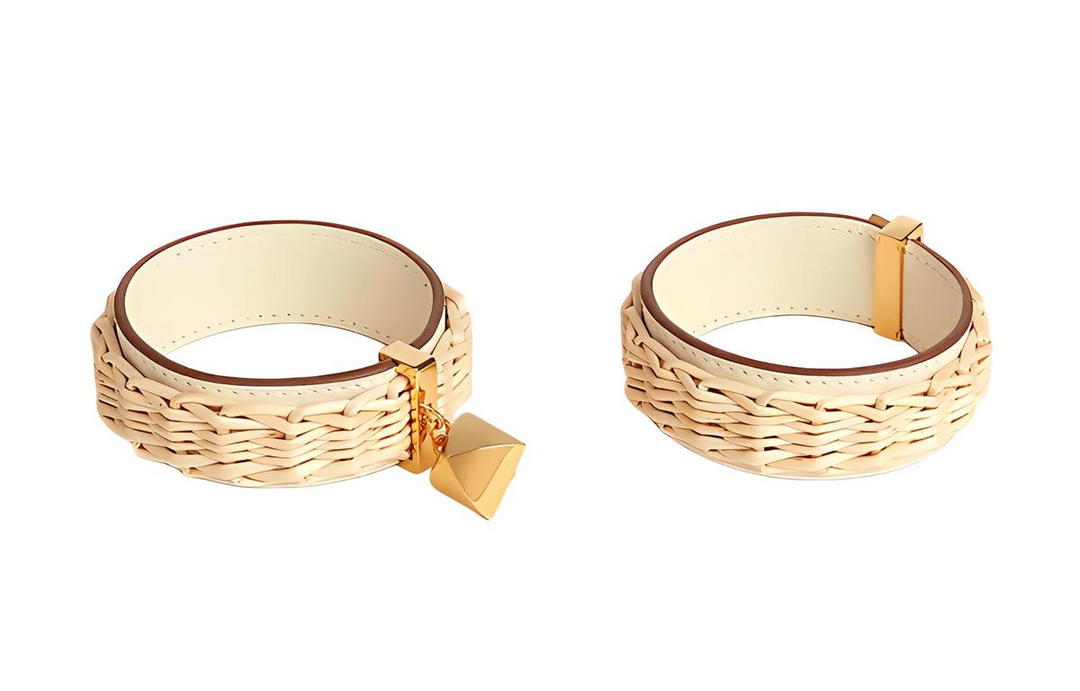 Hermes Hermes Earrings Women's Cream White