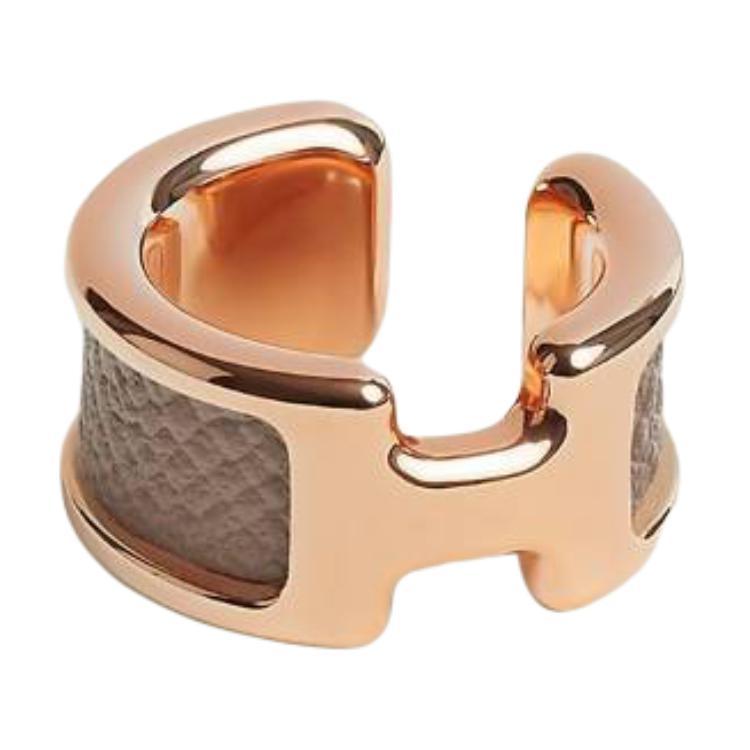 Hermes Hermes Rose Gold-Plated Earrings Women's Gold