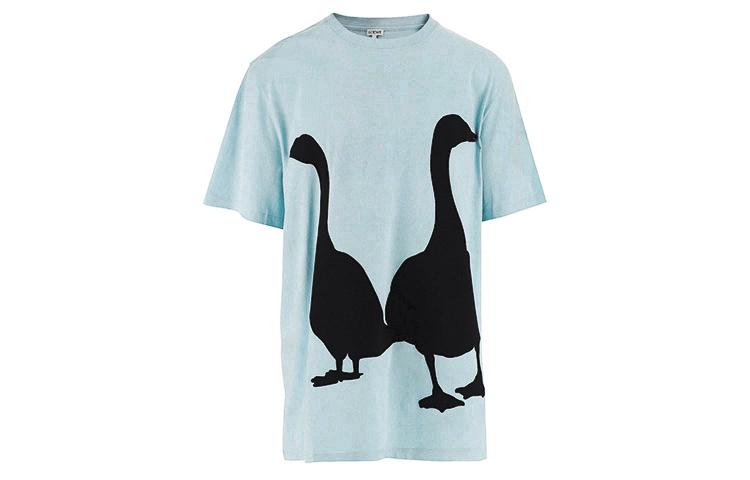 Loewe Loewe T-Shirts Men Light Blue