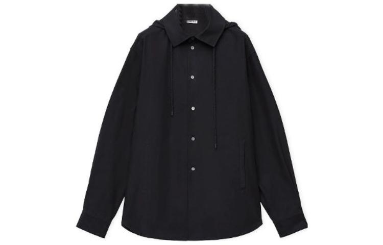Loewe Loewe Hooded Overshirt In Cotton