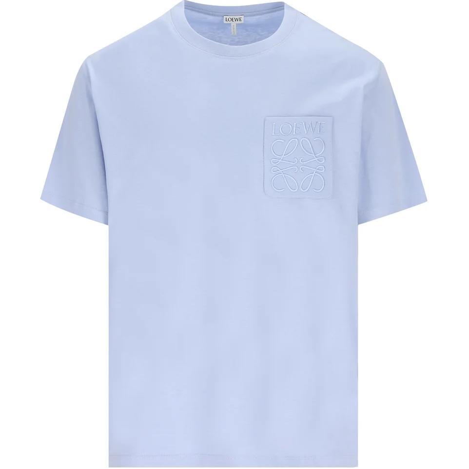 Loewe Loewe Logo Embroidered Crewneck T Shirt
