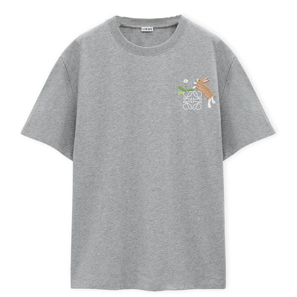 Loewe Loewe x Suna Fujita SS25 T-Shirt Men's Gray