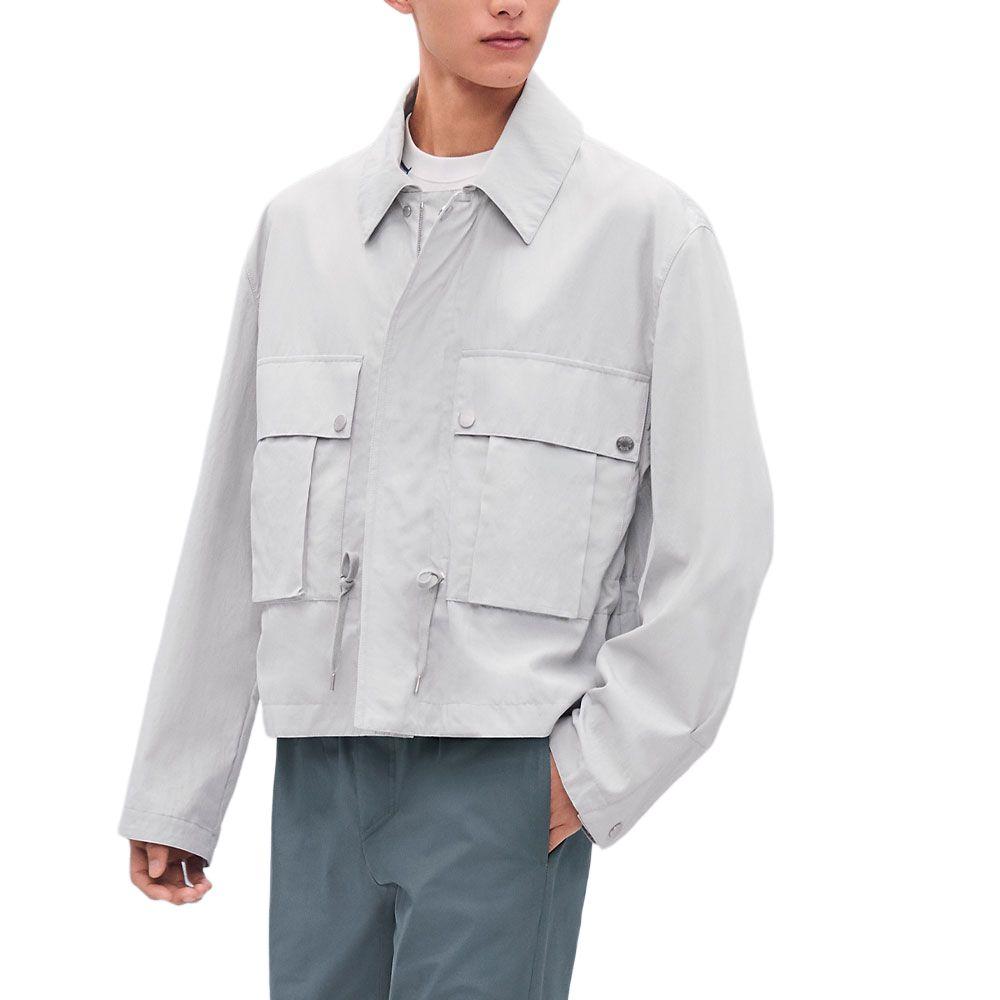 Hermes Hermes Jackets Coats Men's Gray White
