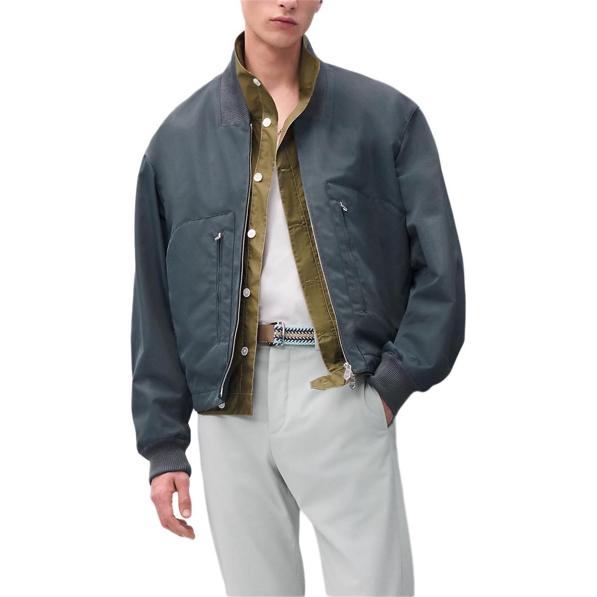 Hermes Hermes Jackets Coats Men's Orange Juice