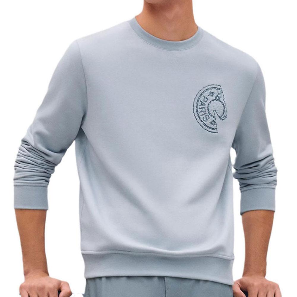 Hermes Hermes Sweatshirt Men's Ice Blue