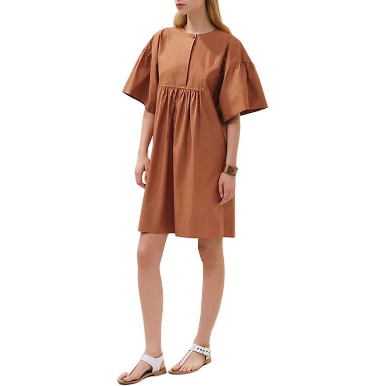 Hermes Hermes Short-Sleeved Dresses Women's Brown