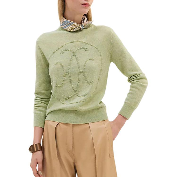 Hermes Hermes Cashmere Sweater Women's Green