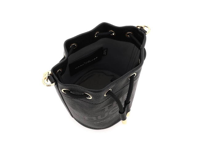 Marc Jacobs Marc Jacobs The Leather Bucket Bagfuchsia Cow Leather - view 2