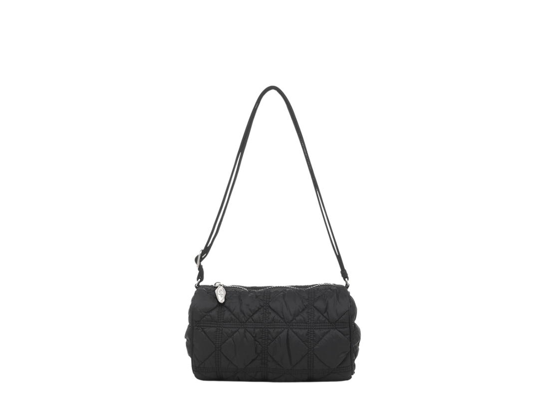 Carlyn Carlyn Kira In Nylon With Silver Hardware Black