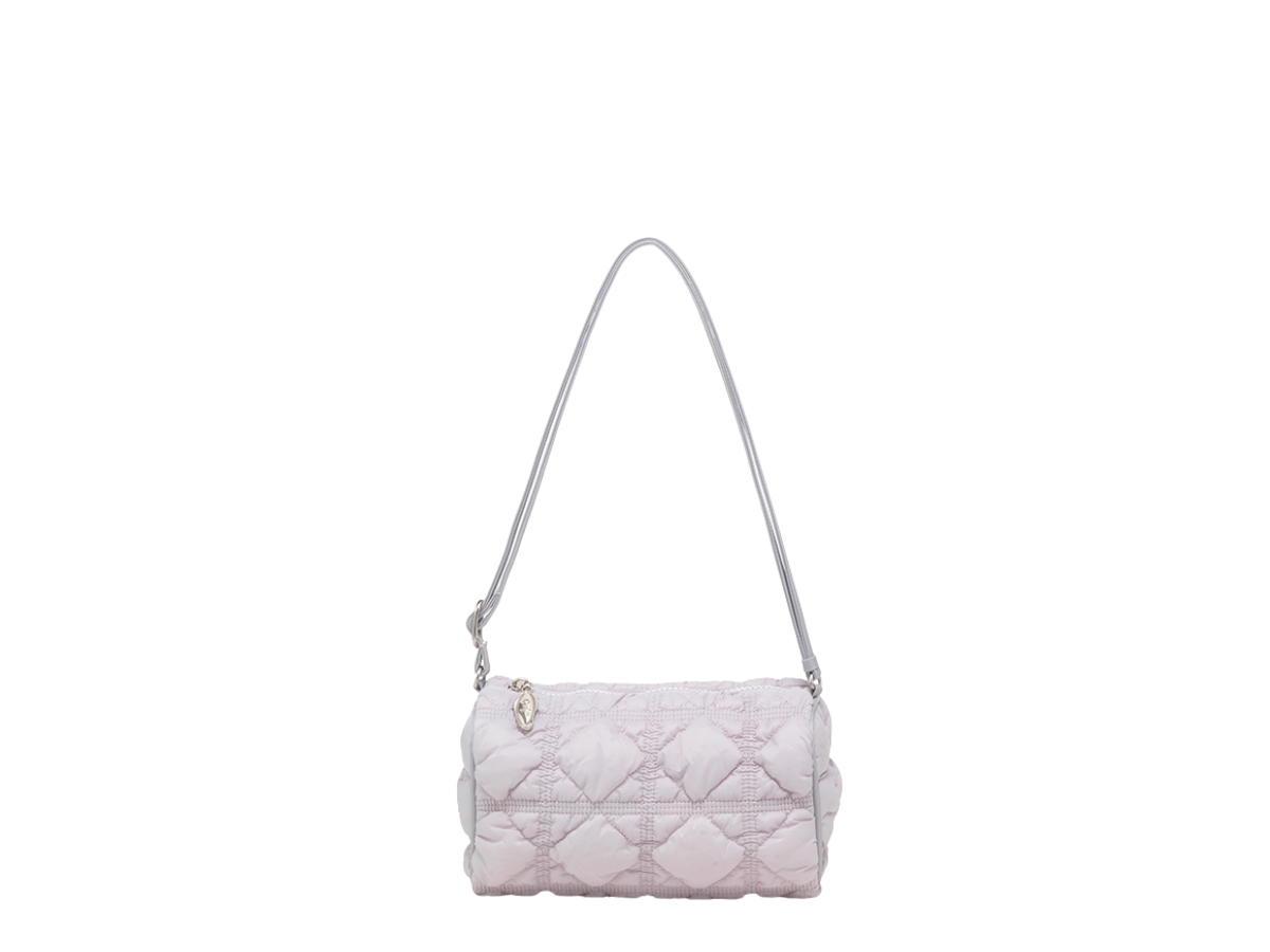 Carlyn Carlyn Kira In Nylon With Silver Hardware Pastel Violet