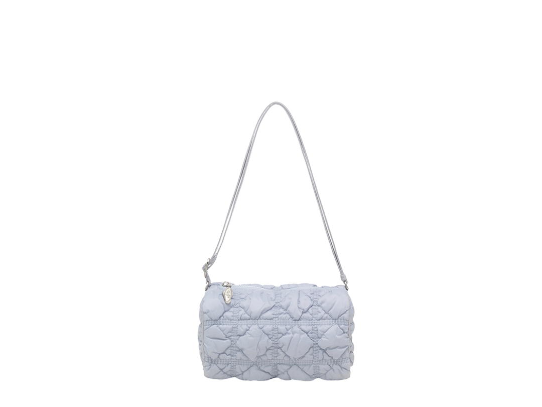 Carlyn Carlyn Kira In Nylon With Silver Hardware Cloud Blue