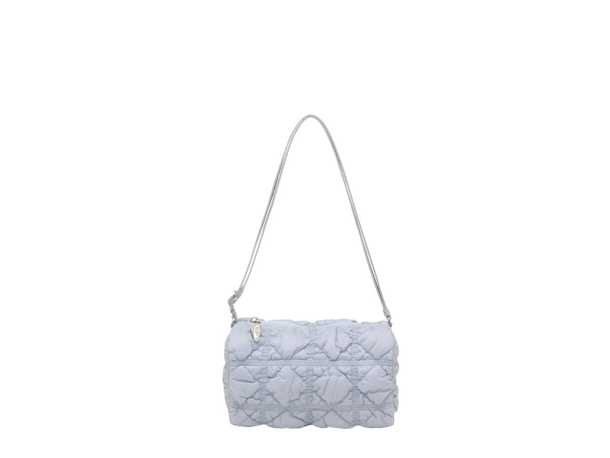 Carlyn Carlyn Kira In Nylon With Silver Hardware Cloud Blue