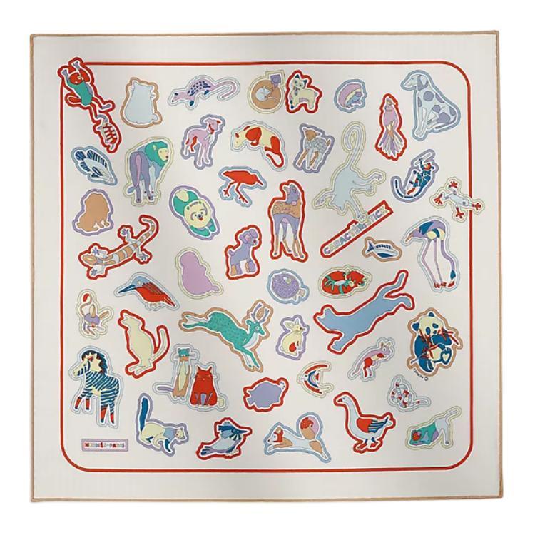 Hermes Hermes Silk Scarves Women's White