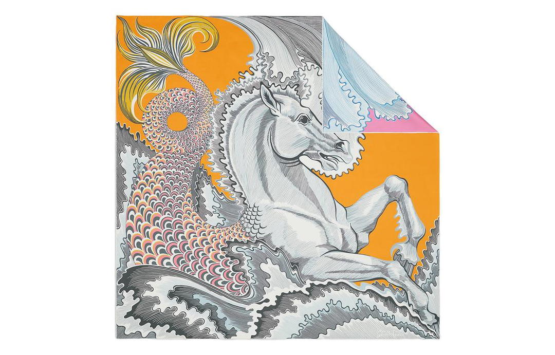 Hermes Hermes Silk Scarves Women's Yellow