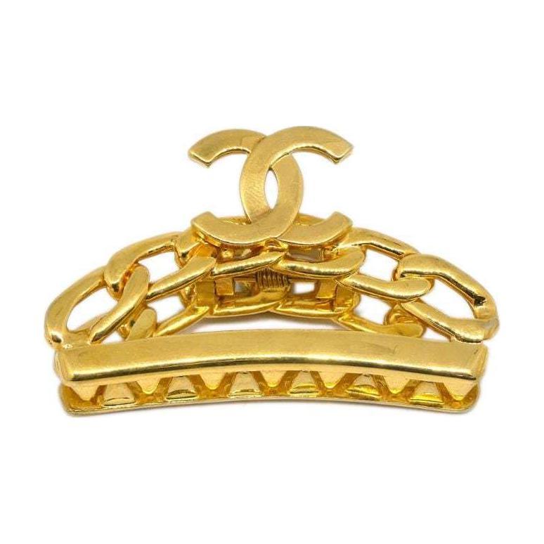 Chanel Chanel 1998 Cc Chain-link Hair Clip