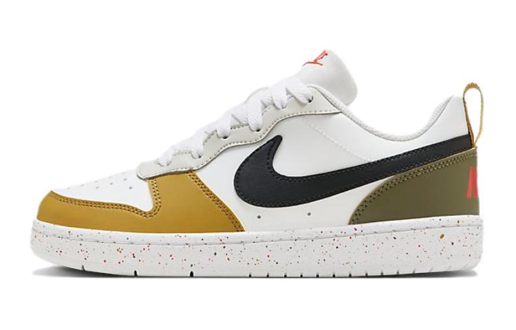 Nike Nike Court Vision Low Low Breathable Low Top Kids' Skateboarding Shoes White Brown Teenagers