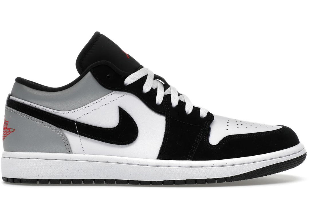 Jordan Jordan 1 Low SE White Fire Red Black Matte Silver