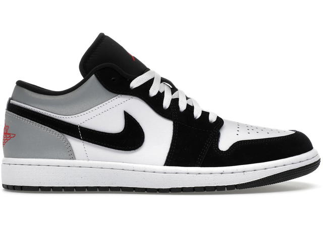 Jordan Jordan 1 Low SE White Fire Red Black Matte Silver - view 1