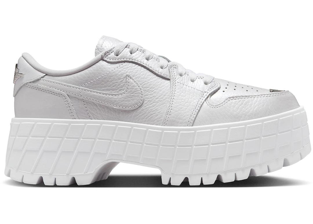 Jordan Jordan 1 Brooklyn Low White Metallic Silver (Women's)