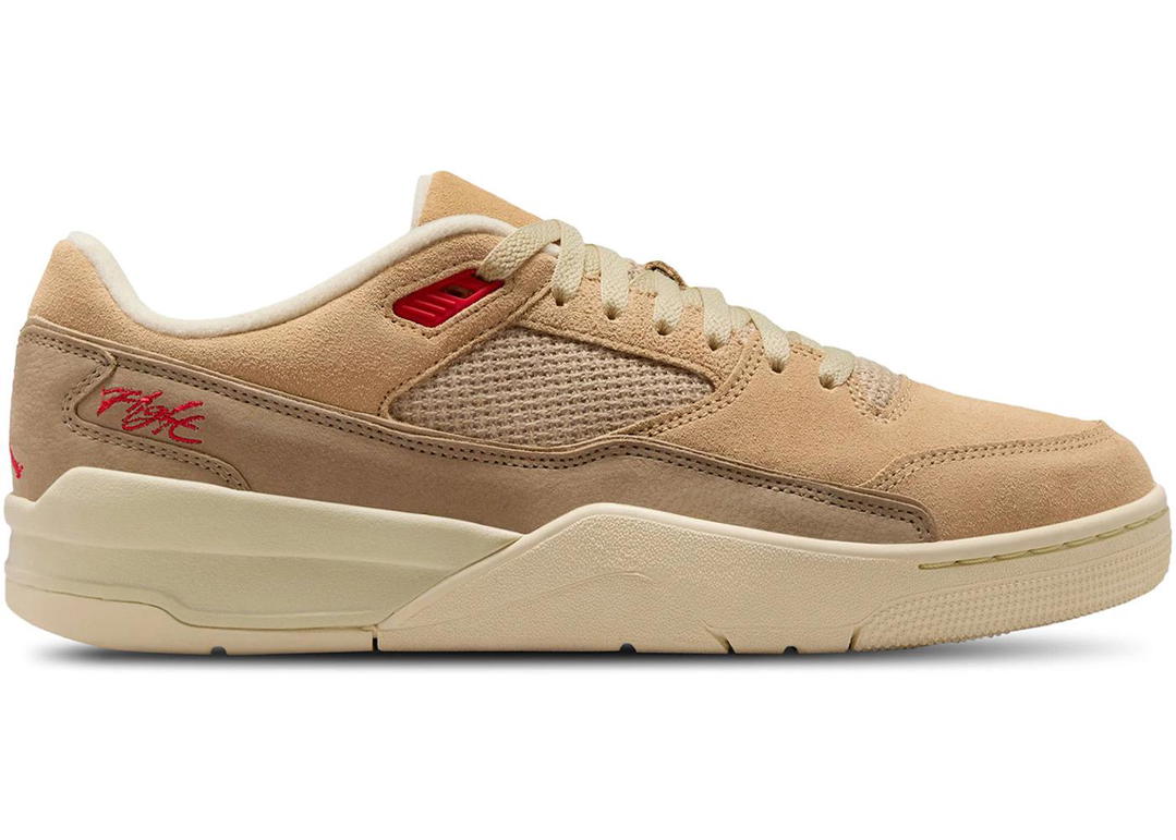 Jordan Jordan Flight Court Mushroom Desert Camo Fossil Fire Red