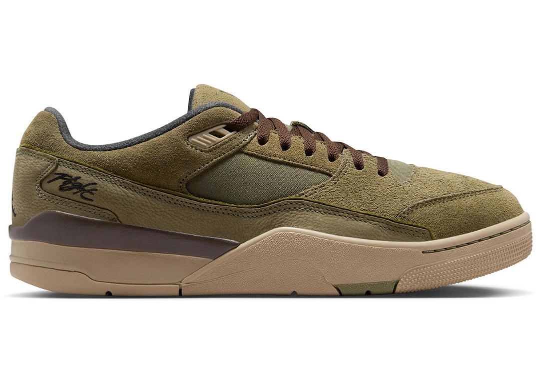 Jordan Jordan Flight Court Medium Olive Baroque Brown