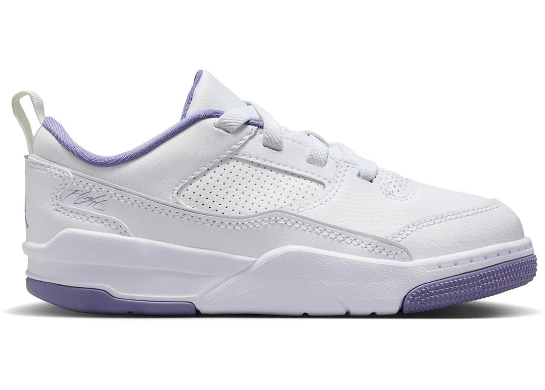 Jordan Jordan Flight Court White Dusty Amethyst (PS)