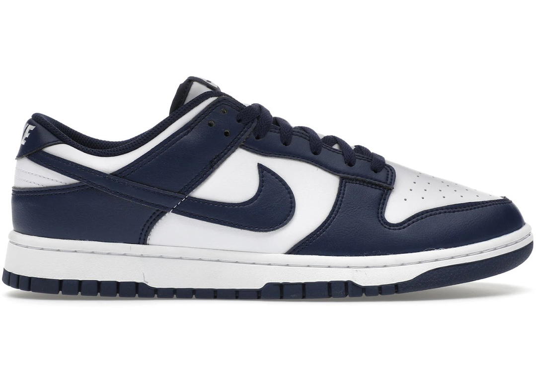 Nike Nike Dunk Anti Slip Wear Resistant Low Top Skateboard Shoes Unisex White Blue