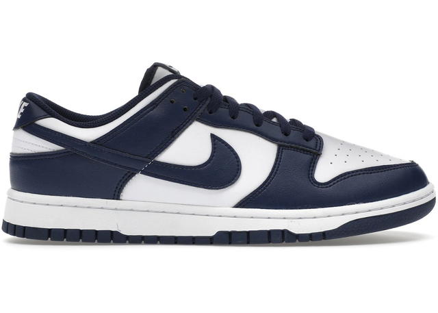Nike Nike Dunk Anti Slip Wear Resistant Low Top Skateboard Shoes Unisex White Blue - view 1