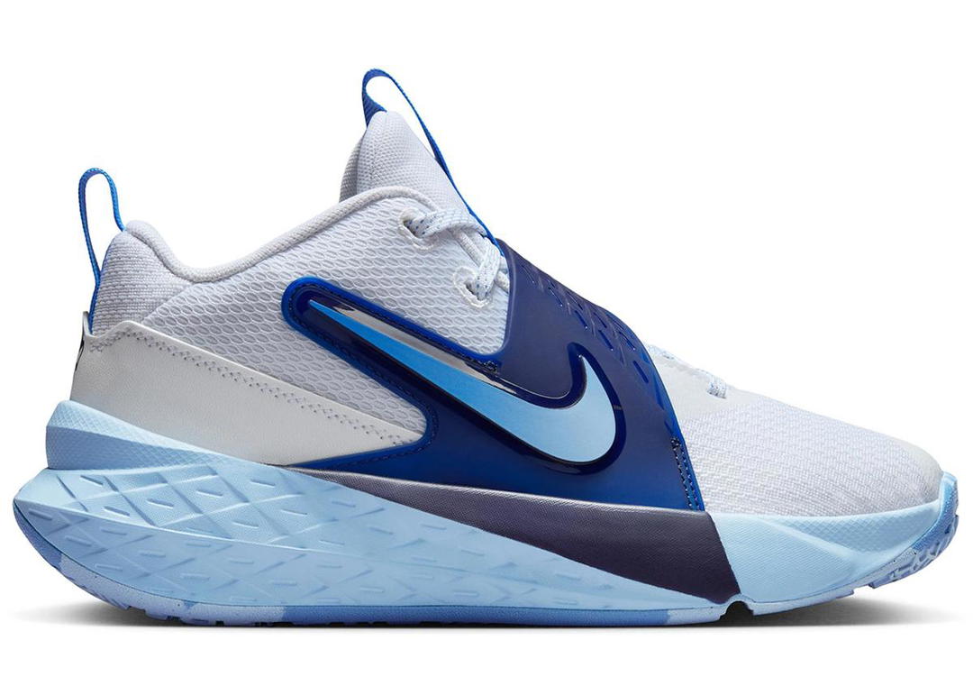Nike Nike Team Hustle D 12 White Psychic Blue Midnight Navy University Blue (GS)