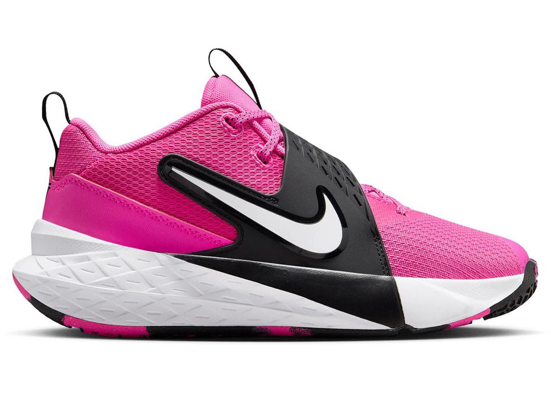 Nike Nike Team Hustle D 12 Laser Fuchsia Black White (GS)
