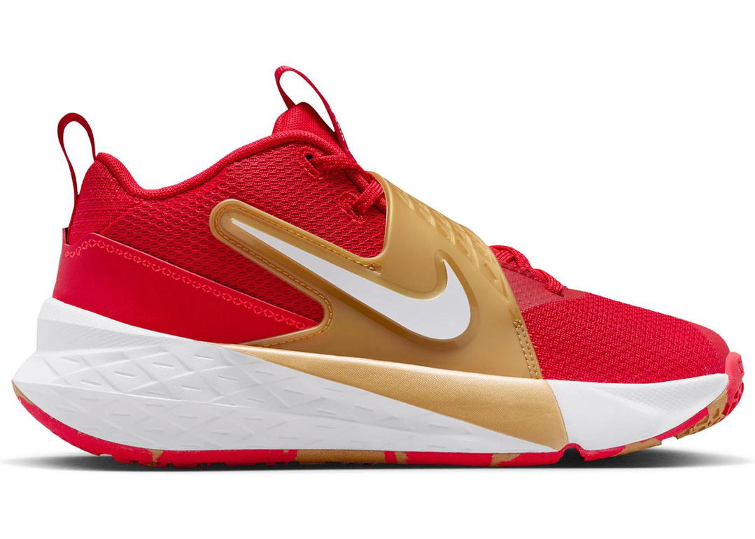 Nike Nike Team Hustle D 12 University Red Gold White (GS)