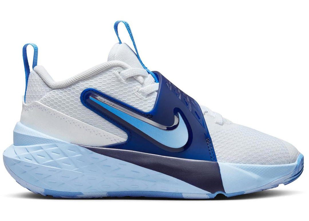 Nike Nike Team Hustle D 12 White Psychic Blue Midnight Navy University Blue (PS)