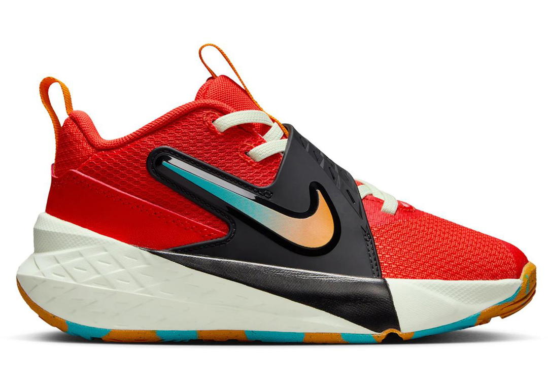 Nike Nike Team Hustle D 12 Picante Red Dusty Cactus Volt Tint Orange Peel (PS)