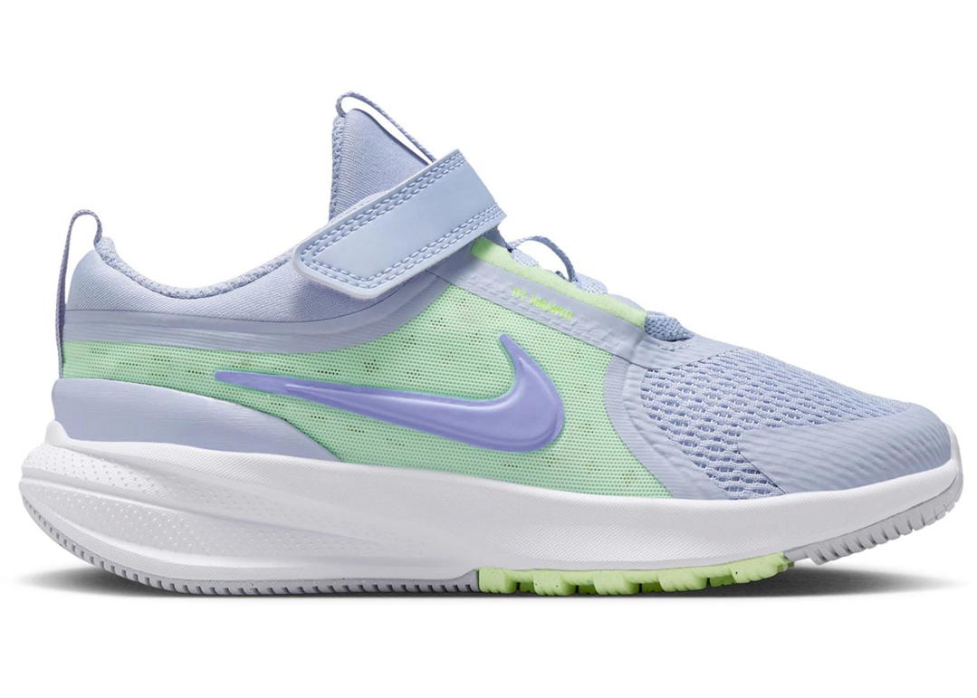 Nike Nike Star Runner 5 Ghost Barely Volt Football Grey Light Thistle (PS)