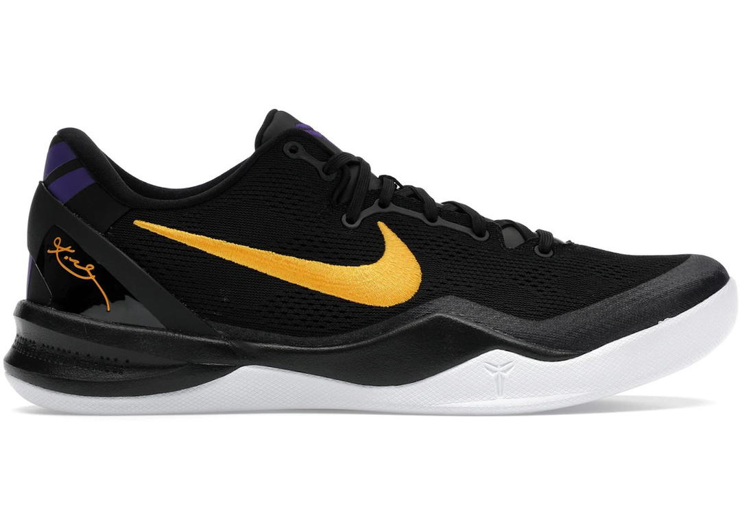 Nike Nike Kobe 8 Protro Lakers  Black-Gold-White-Court Purple