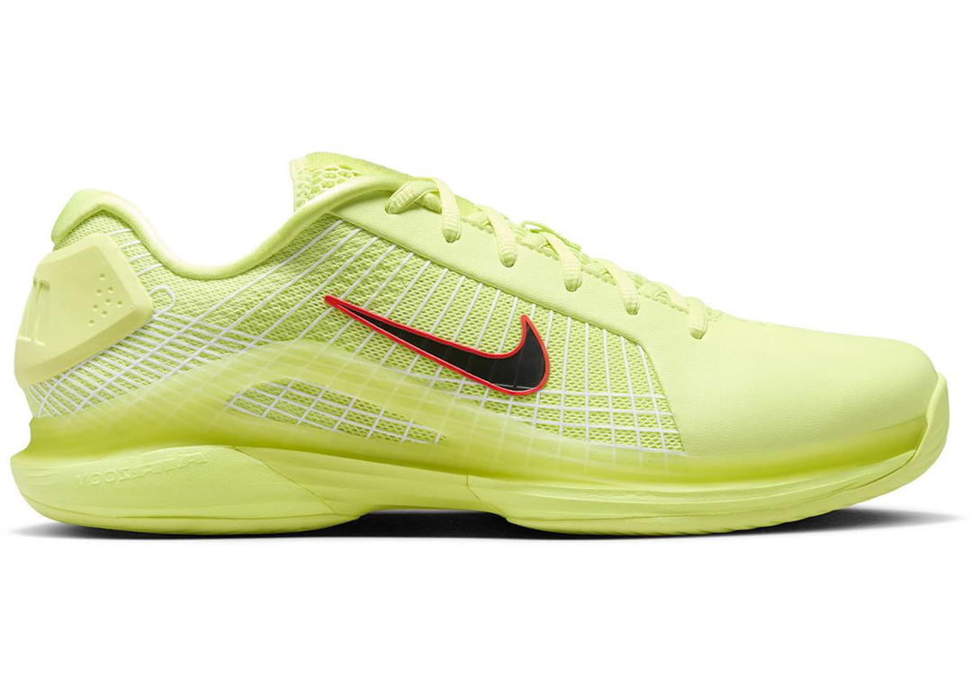 Nike Nike Court Air Zoom Vapor 12 Hypersmash HC Light Lemon Twist Light Crimson White Black