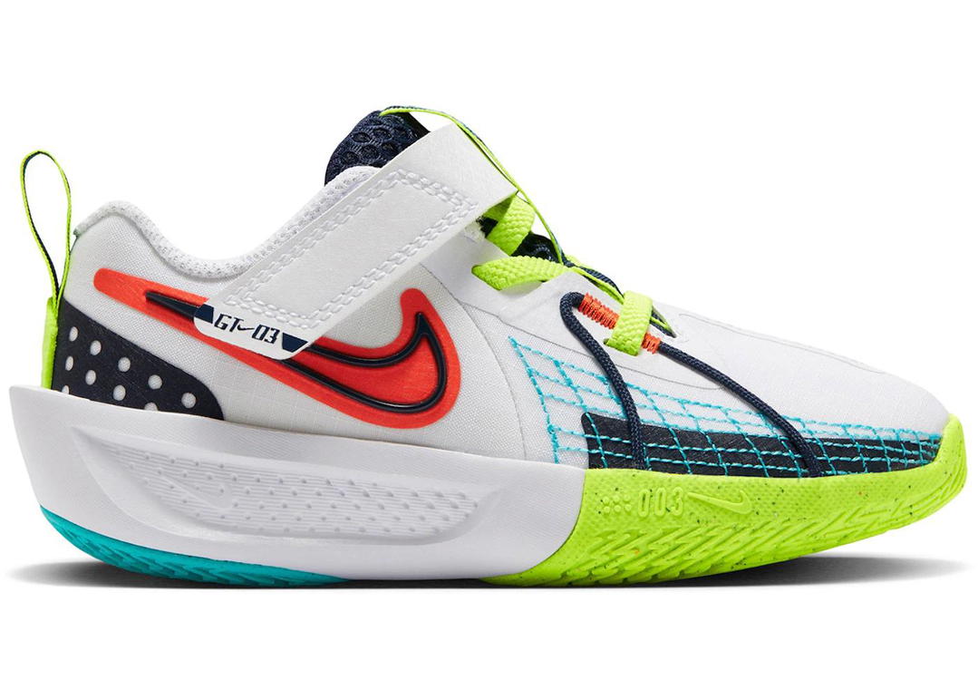 Nike Nike GT Cut 3 SE White Obsidian Picante Red (PS)