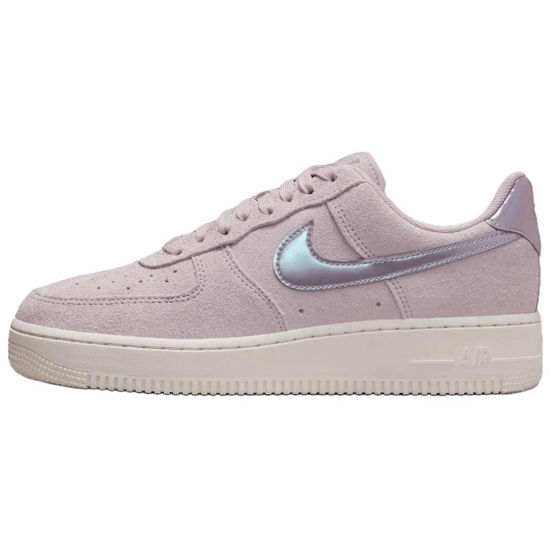 Nike Nike Air Force 1 Anti Slip Wear Resistant Low Top Skateboard Shoes Women's Gray Purple