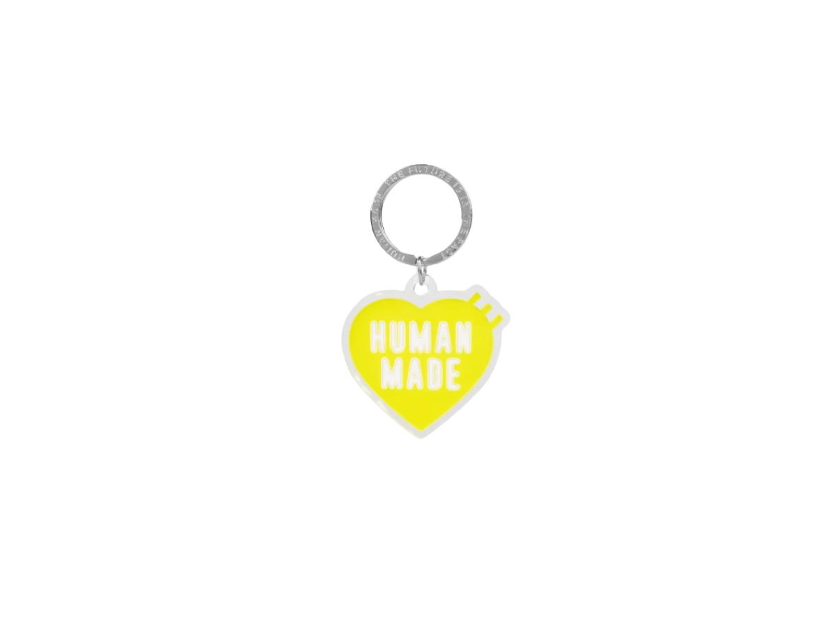 Human Made Human Made Heart Keyring Yellow