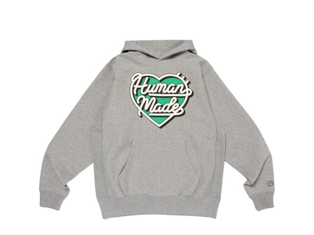 HUMAN MADE HUMAN MADE Heavyweight Hoodie Grey - view 1