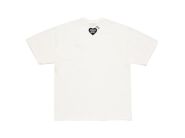 HUMAN MADE HUMAN MADE Heart Badge T-Shirt White - view 2