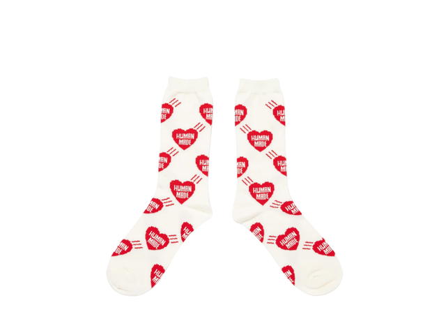 HUMAN MADE HUMAN MADE Heart Socks Red - view 2