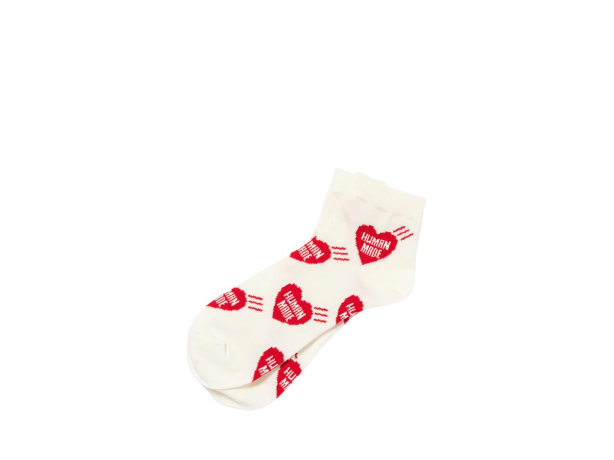 Human Made Human Made Heart Short Socks Red